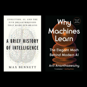 A brief history of intelligence and why machines learn book covers