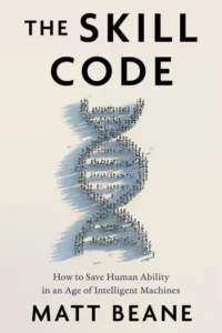 the skill code book cover with a dna helix
