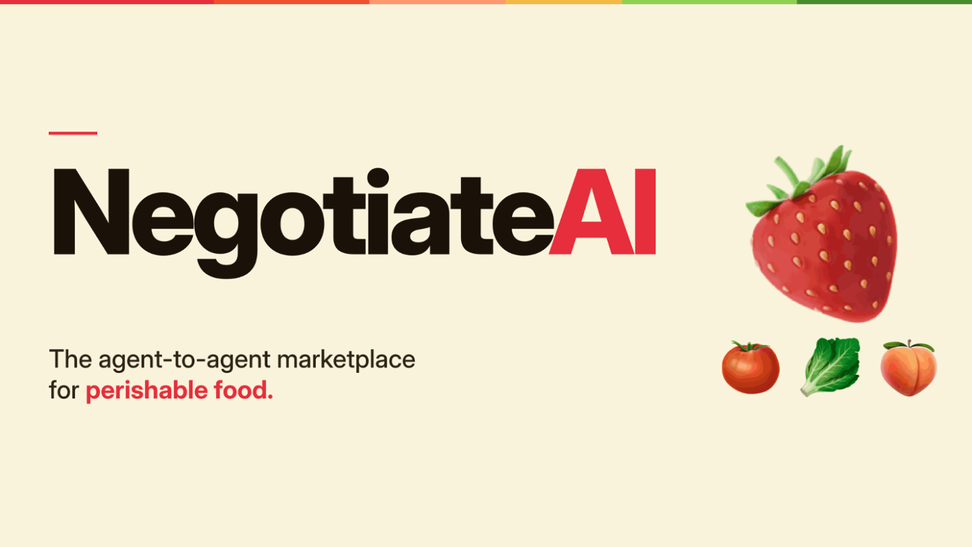 Negotiate AI ad, with fruit