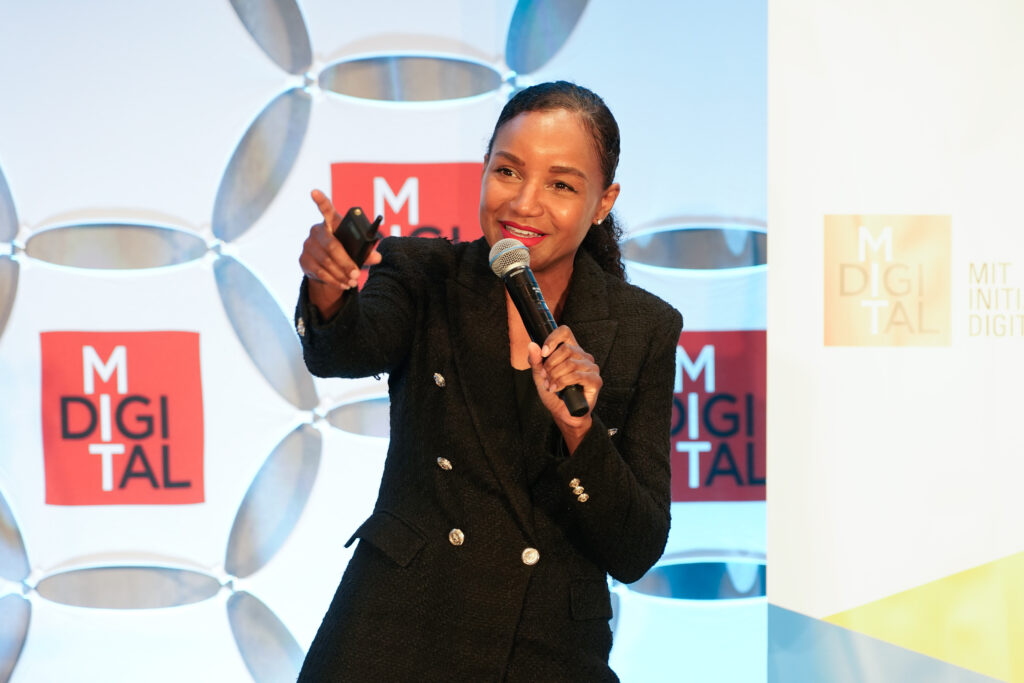 Renee Richardson Gosline of MIT IDE speaking at the IDE Annual Conference 2026