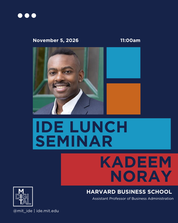 Headshot of Kadeem Noray, Assistant Professor at Harvard Business School